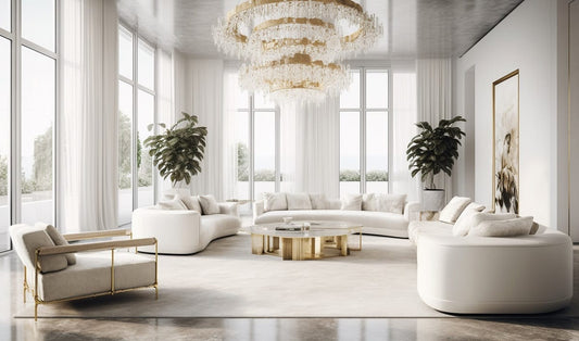 Elegance Living Room With Luxurious Touch