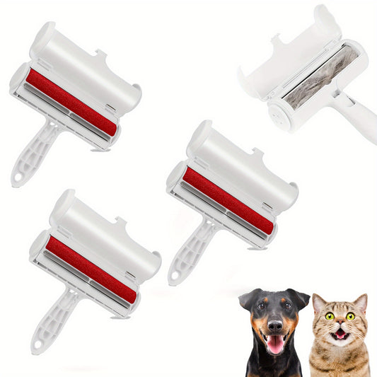 Reusable Pet Hair Roller for Furniture, Sofa, Carpet, Clothes, And Bedding - Portable Multi-Surface Fur Remover Roller