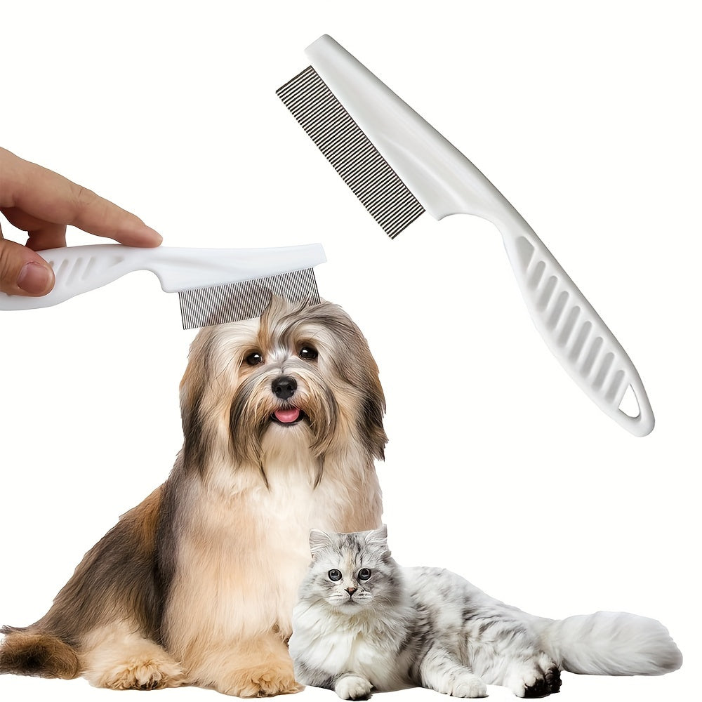 Miracle Detangling Pet Grooming Comb - Anti-Static, Gentle, Easy-to-Use Tool for Removing Tangles, Knots, and Tear Stains on Dogs, Cats, Ferrets - Perfect for Sensitive Skin and Coats