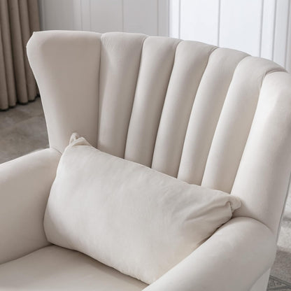 Modern Luxurious and Comfortable Velvet Single Sofa Chair