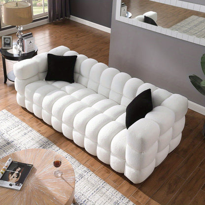 🎄Christmas Deal🎄62"/ 84" Boucle Marshmallow Sofa