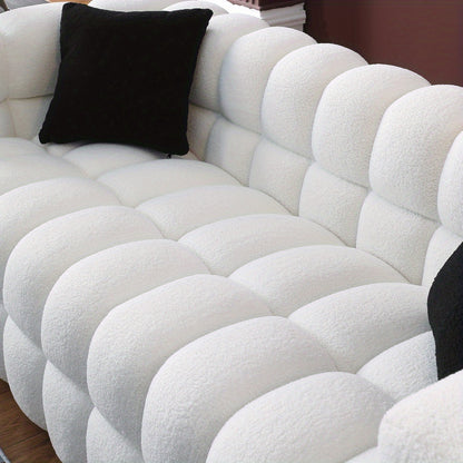 🎄Christmas Deal🎄62"/ 84" Boucle Marshmallow Sofa