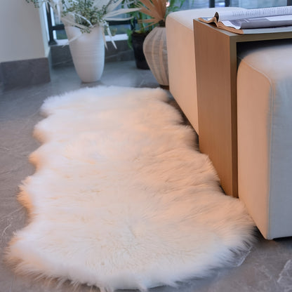 1pc Plush Sheepskin Carpet