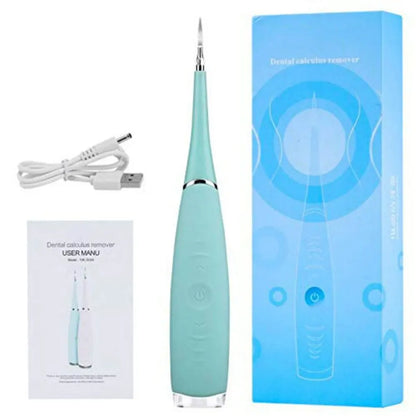 Portable Electric Sonic Dental Oral Irrigator Tooth Calculus Stains Tartar Remover Tooth Cleaner Teeth Whitening Tool