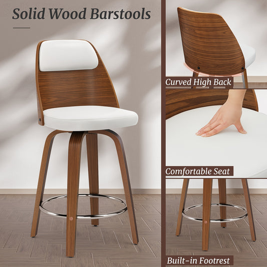 Faux Leather Counter Stools