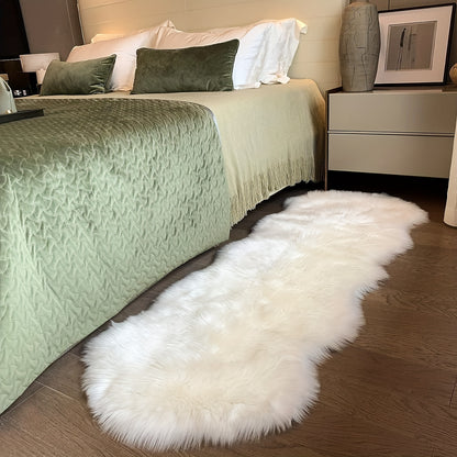 1pc Plush Sheepskin Carpet