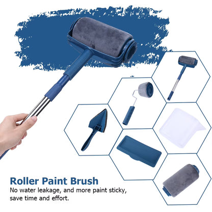 Paint Brush Roller Corner Brushes Set Household Use Wall Decorative Professional DIY Painting Brush Handle Tool