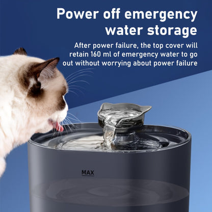 77.43 Ounces Capacity Pet Cat, Dog Automatic Water Dispenser, One Time To Add Water To Drink Enough For 14 Days, Multi-layer Filtration And Purification, Ultra-quiet Operation, Large Capacity, Sudden Power Outage Automatic Storage Of Full