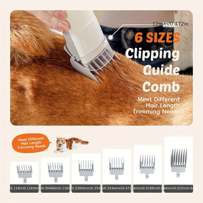 5-in-1 Pet Grooming Vacuum Kit