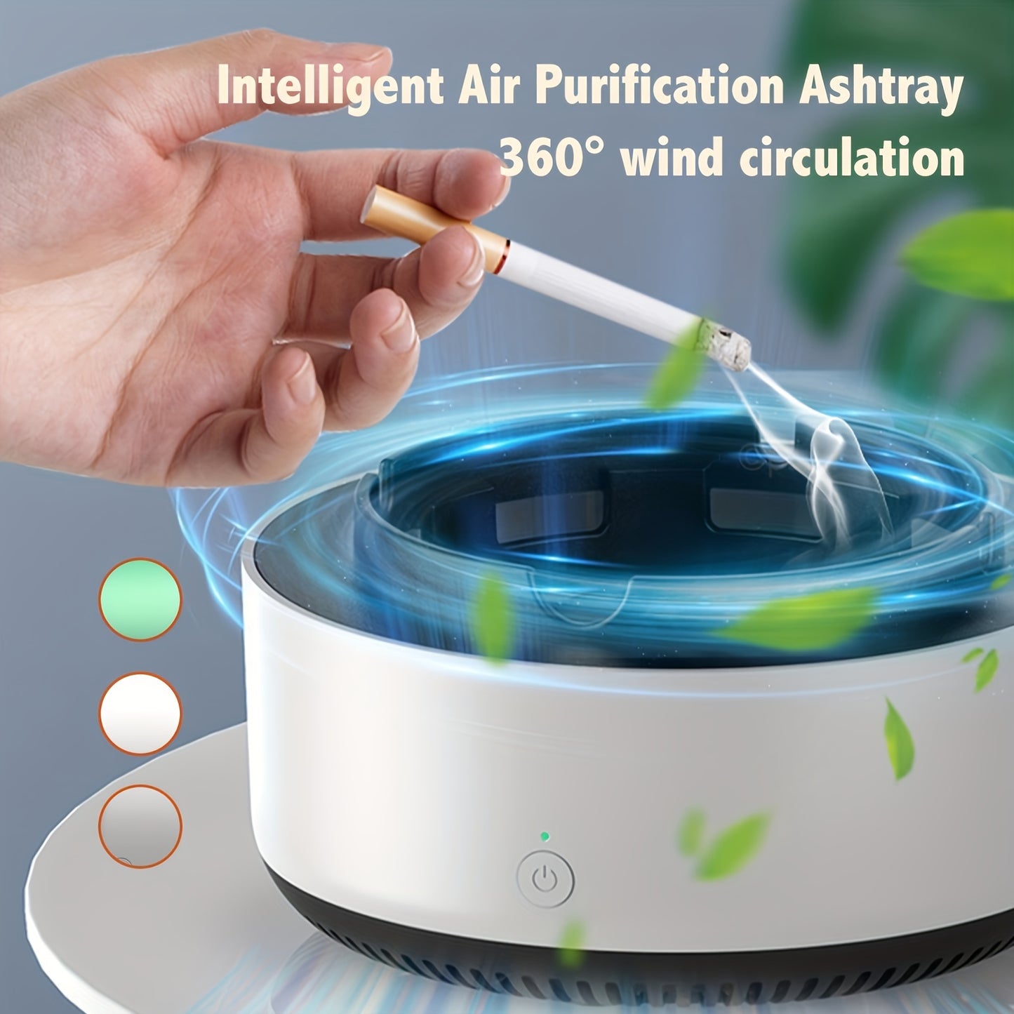 1pc Smart Air Purifier Ashtray