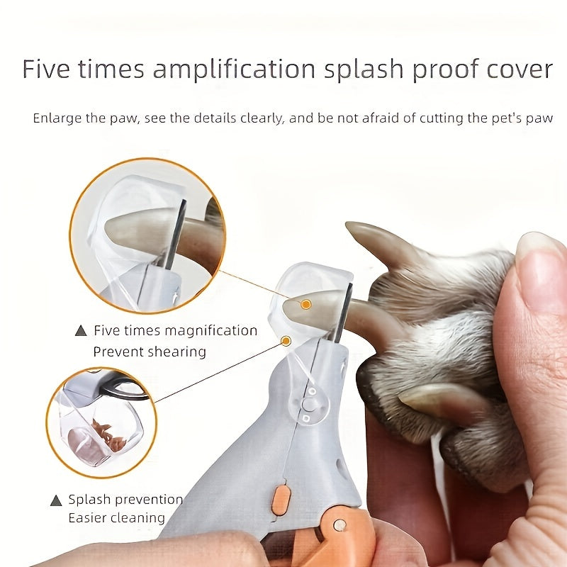 LED Pet Nail Clipper For Easy And Safe Dog And Cat Paw Grooming