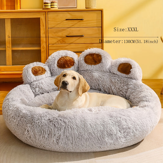 Soft Long Plush Cat kennel dog kennel winter warm pet bed Cat Bed Cat Mat Animals Sleeping Sofa