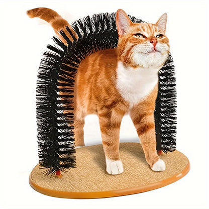 Grooming Brushes And Tickle Toys That Cats Can't Resist - Cat Arch Self Groomer: Pamper Your Cat With Massages And Grooming Brushes!