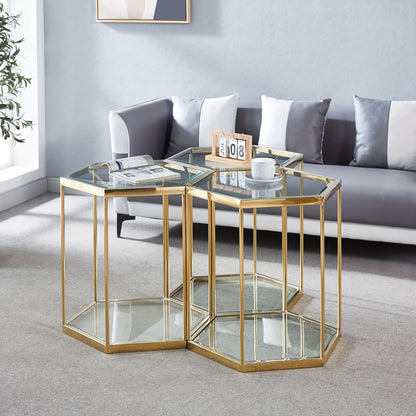 Luxury Modern Tempered Glass Coffee Table