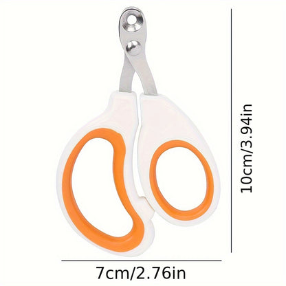 Premium Cat Nail Clippers Set - Sharp Angled Blade, Circular Cut Hole, Anti-Overcutting Design, Easy Grip Handle, Professional Paw Trimmer for Novice Pet Families, Safe and Stress-Free Grooming Experience