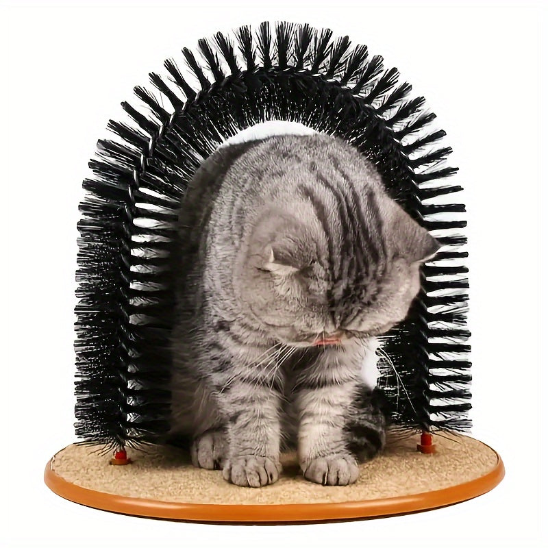 Grooming Brushes And Tickle Toys That Cats Can't Resist - Cat Arch Self Groomer: Pamper Your Cat With Massages And Grooming Brushes!